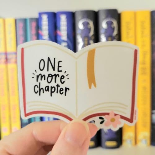 One More Chapter Sticker book cover