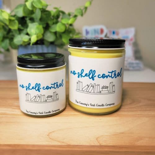 no shelf control Soy Candle book cover