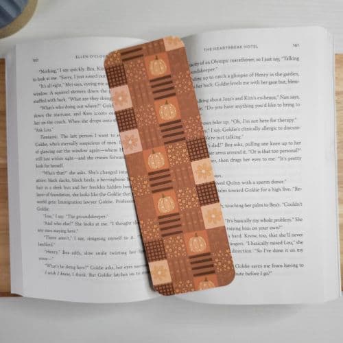 Pumpkin Patchwork Bookmark book cover