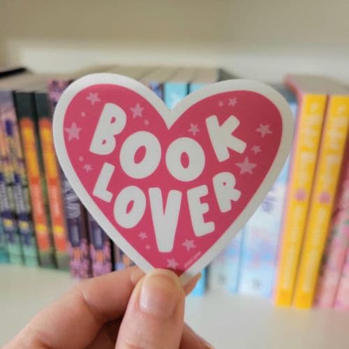 Book Lover Sticker book cover